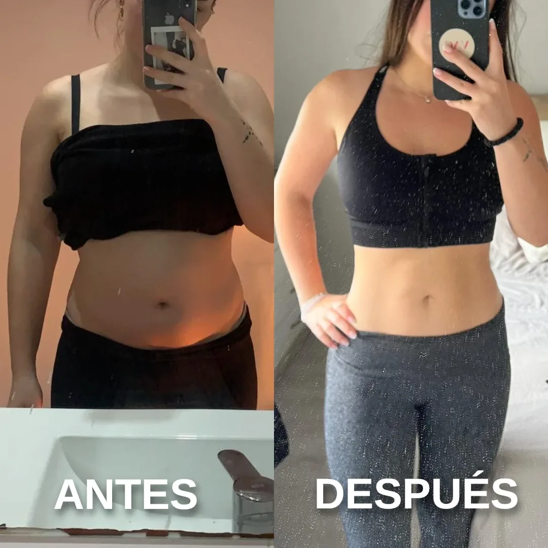 Cambio físico de una clienta del Método Modrego