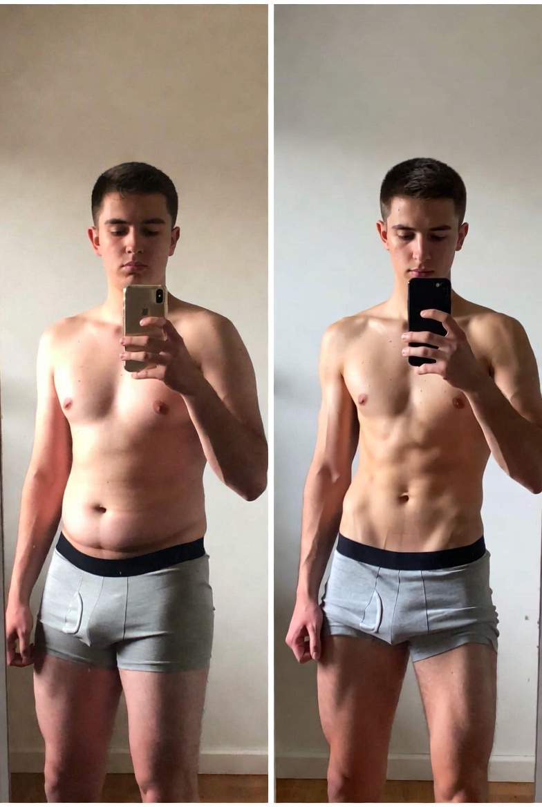Transformación Método Modrego — chico pierde grasa y define músculo