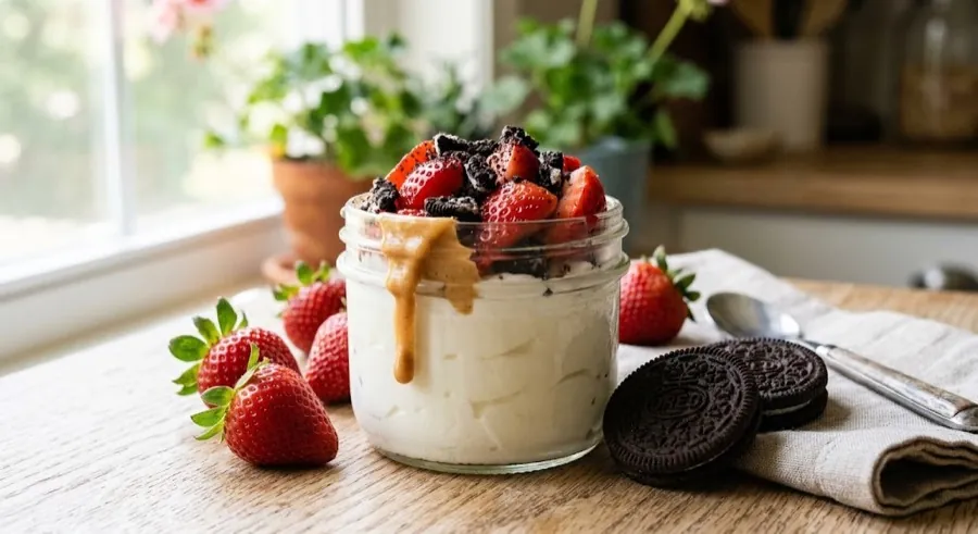 Tarta de queso con Oreo