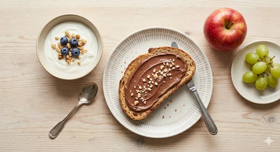 Tostada de Nutella